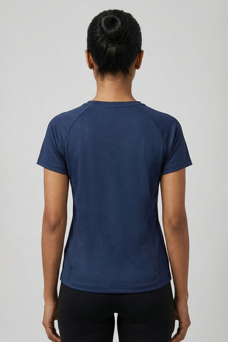 Zelocity Relaxed Quick Dry Top - Navy Peony — image 4